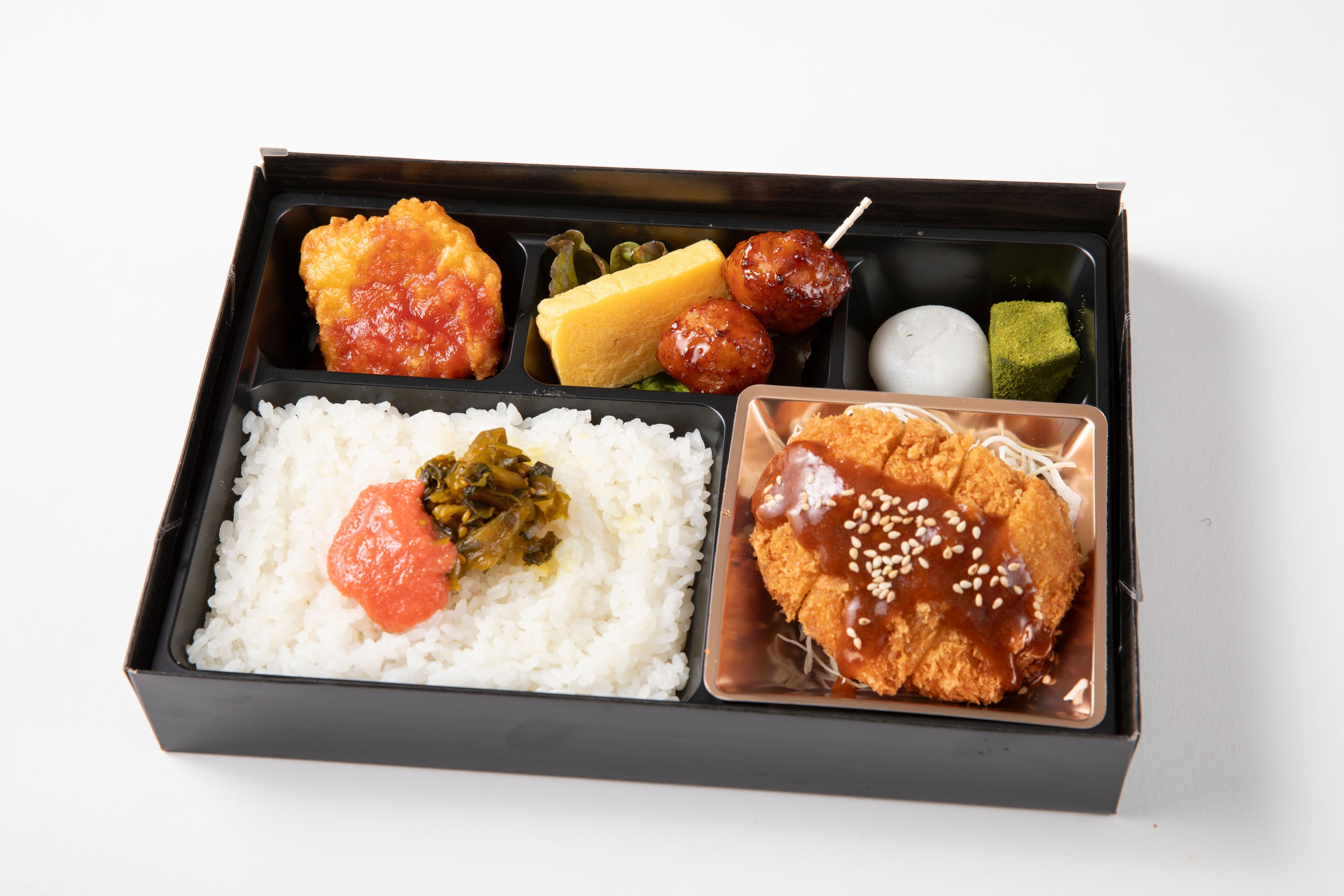 手仕込みロースカツと明太高菜ご飯の贅沢御膳