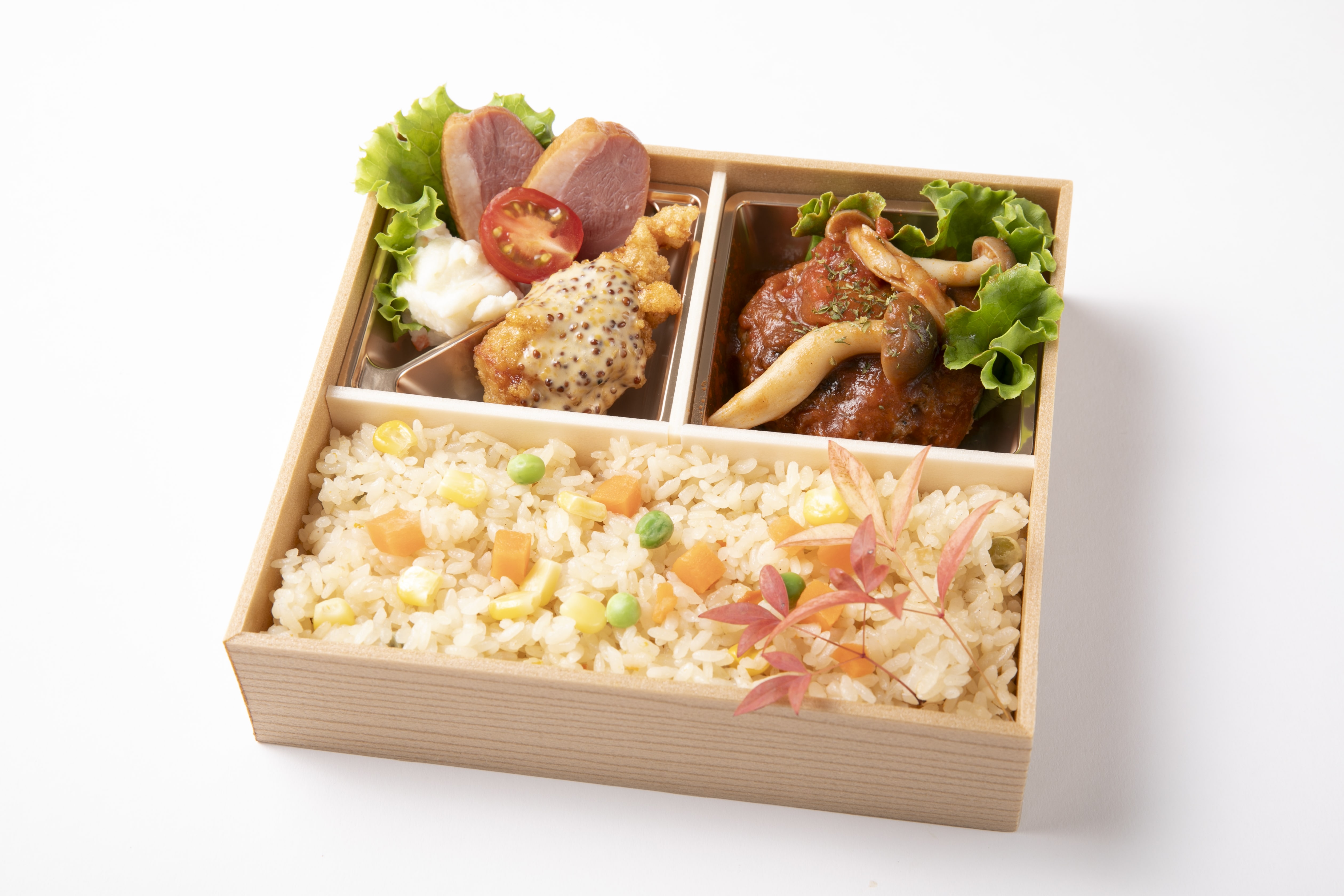 煮込みハンバーグとこだわりピラフ御膳
