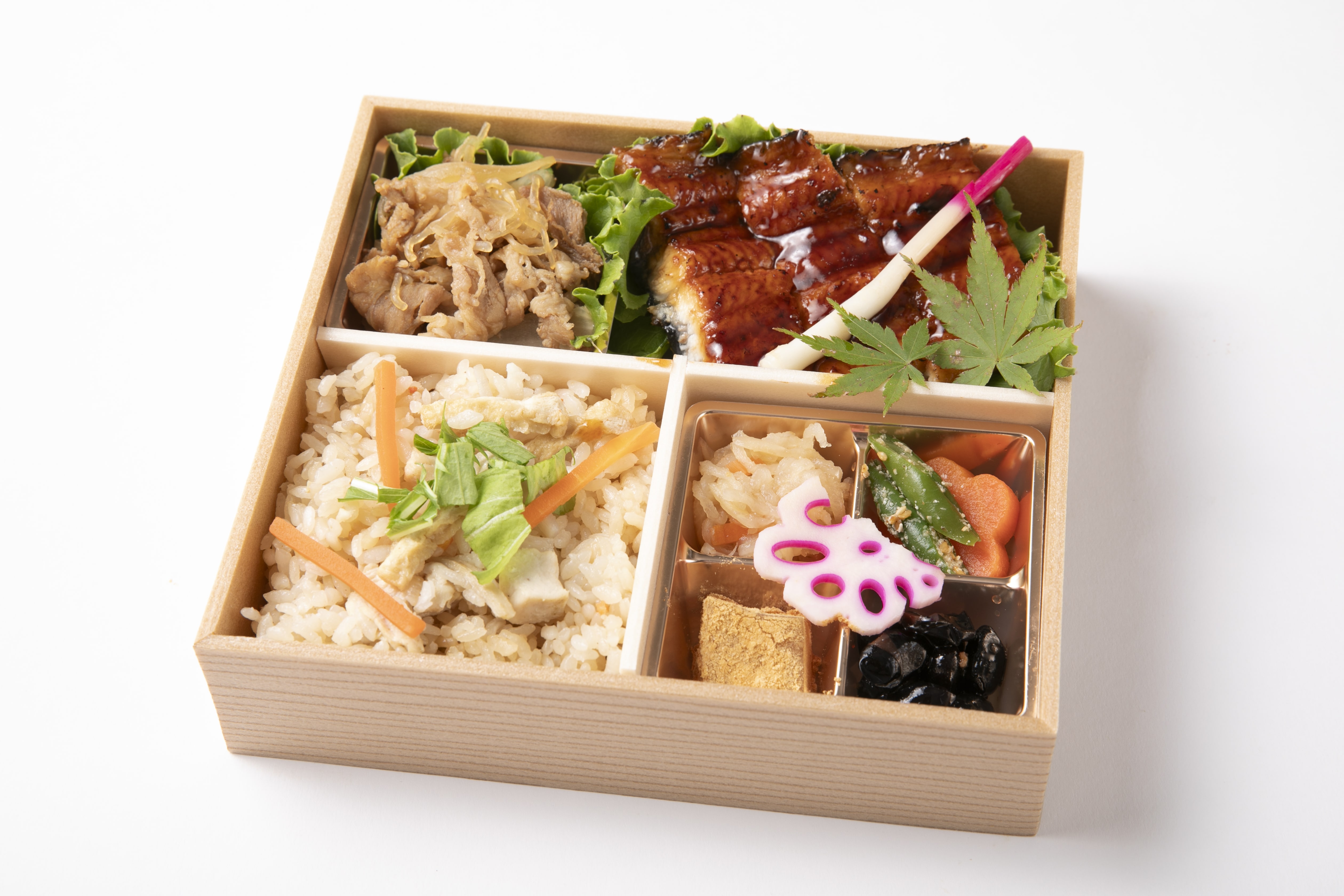 特上うなぎと炊き込み御膳(すきやき)