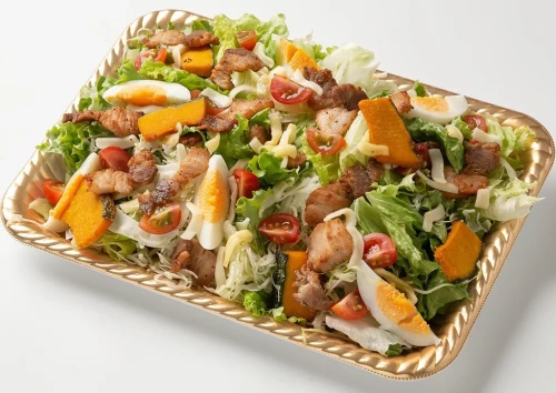 炙り豚バラと彩り野菜のシーザーサラダ