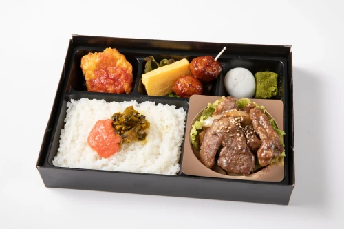 特選厚切りカルビと明太高菜ご飯の贅沢御膳