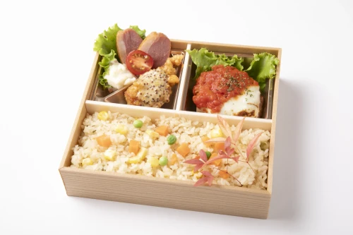 トマトチーズハンバーグとこだわりピラフ御膳