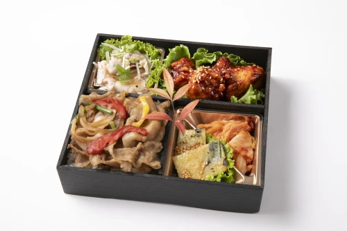 自家製ダレのヤンニョムチキン&特製プルコギ重御膳