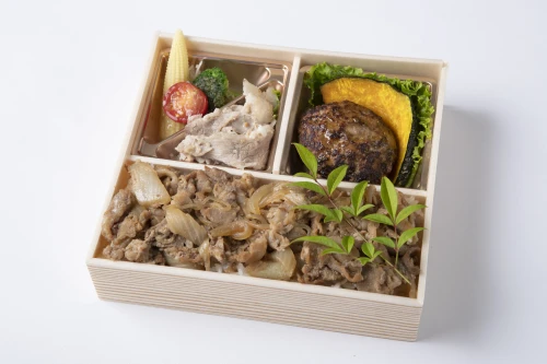 自家製ハンバーグ＆すき焼き重御膳