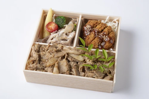 厳選ロースカツ＆焼肉カルビ重御膳
